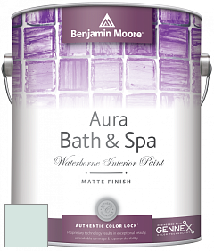 Benjamin Moore Aura 532 Bath & Spa Waterborne Interior Paint Matte Finish краска цвет 847 Sweet Dreams