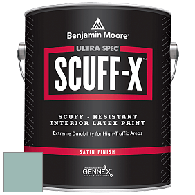 Benjamin Moore 486 Ultra Spec SCUFF-X Interior Satin Finish краска цвет 710 Kensington Green
