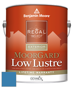 Benjamin Moore W103 Regal Select Exterior Paint-MoorGard Low Lustre Finish краска цвет 797 Athens Blue