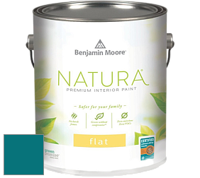 Benjamin Moore 512 Natura Interior Flat Finish матовая краска цвет RAL 5021 