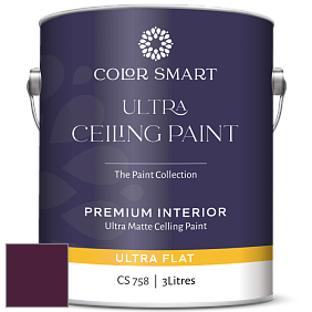 COLOR SMART CS 758 ULTRA CEILING PAINT ультраматовая краска цвет RAL 4007 
