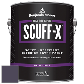 Benjamin Moore 484 Ultra Spec SCUFF-X Interior Matte Finish краска цвет 2070-20 Plum Royale