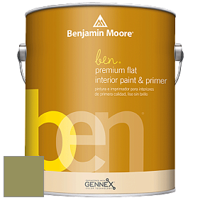 Benjamin Moore Ben W625 Premium Interior Latex Flat краска цвет 539 Sycamore Tree