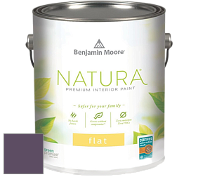 Benjamin Moore 512 Natura Interior Flat Finish матовая краска цвет 1386 Purple Rain