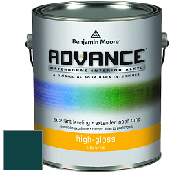 Benjamin Moore 794 Advance Interior Paint-High Gloss глянцевая алкидная эмаль цвет RAL 6004 