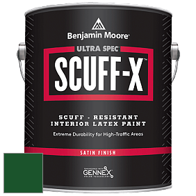 Benjamin Moore 486 Ultra Spec SCUFF-X Interior Satin Finish краска цвет RAL 6035 
