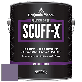 Benjamin Moore 484 Ultra Spec SCUFF-X Interior Matte Finish краска цвет 1385 Cupid's Dart