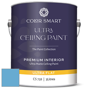COLOR SMART CS 758 ULTRA CEILING PAINT ультраматовая краска цвет 796 Nova Scotia Blue