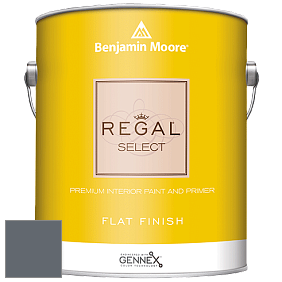 Benjamin Moore 547 Regal Select Waterborne Interior Flat Finish краска цвет 1630 Ocean Floor