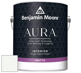 Benjamin Moore Aura 522 Interior Paint - Matte краска цвет OC-65 Chantilly Lace
