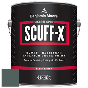 Benjamin Moore 486 Ultra Spec SCUFF-X Interior Satin Finish краска цвет 2123-10 Mediterranean Teal