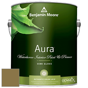 Benjamin Moore Aura 528 Waterborne Interior Semi-gloss Finish краска цвет 2148-10 Foot Hills