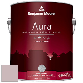 Benjamin Moore Aura 631 Waterborne Exterior Satin Finish краска цвет 1249 Homespun Charm