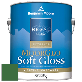 Benjamin Moore W096 Regal Select Exterior Paint-Moor GloSoft Gloss Finish краска цвет 2035-10 Seaweed