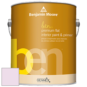 Benjamin Moore Ben W625 Premium Interior Latex Flat краска цвет 2075-70 Charming Pink