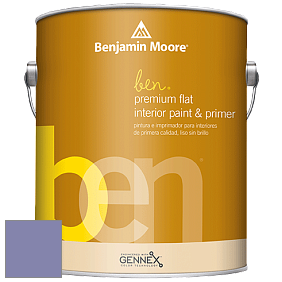 Benjamin Moore Ben W625 Premium Interior Latex Flat краска цвет 1406 Purple Heart
