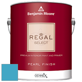 Benjamin Moore 550 Regal Select Waterborne Interior Pearl Finish краска цвет 2059-40 Yosemite Blue