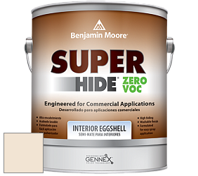 Benjamin Moore 357 Super Hide Zero Voc Interior Eggshell краска цвет 946 Sandy Beaches