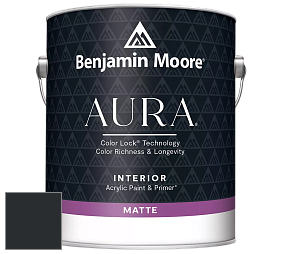 Benjamin Moore Aura 522 Interior Paint - Matte краска цвет RAL 9017 