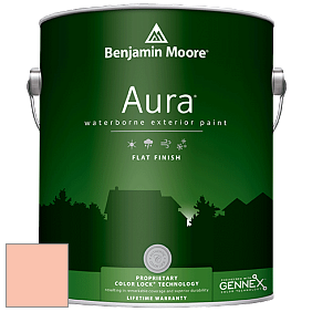 Benjamin Moore Aura 629 Waterborne Exterior Flat Finish краска цвет 2014-50 Springtime Peach