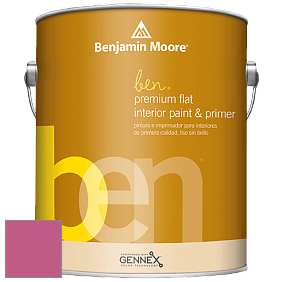 Benjamin Moore Ben W625 Premium Interior Latex Flat краска цвет 1348 Razzle Dazzle