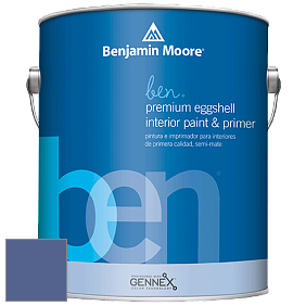 Benjamin Moore Ben W626 Premium Interior Latex Eggshell краска цвет 1421 Bistro Blue
