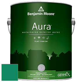 Benjamin Moore Aura 629 Waterborne Exterior Flat Finish краска цвет 2044-20 Leprechaun