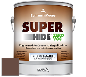 Benjamin Moore 357 Super Hide Zero Voc Interior Eggshell краска цвет 2098-10 Barrel Brown