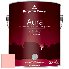 Benjamin Moore Aura 631 Waterborne Exterior Satin Finish краска цвет 002 Newborn Baby