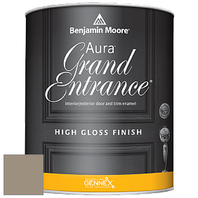Benjamin Moore Aura 148 Grand Entrance High Gloss эмаль цвет 978 Raccoon Hollow