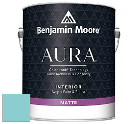 Benjamin Moore Aura 522 Interior Paint - Matte краска цвет 738 Clearlake