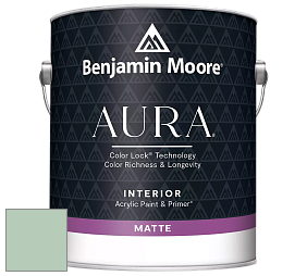 Benjamin Moore Aura 522 Interior Paint - Matte краска цвет 626 Etched Glass