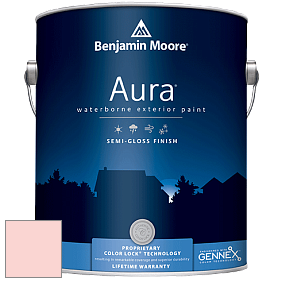 Benjamin Moore Aura 632 Waterborne Exterior Semi-Gloss Finish краска цвет 2012-60 Creamy Peach