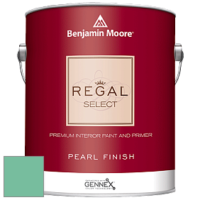 Benjamin Moore 550 Regal Select Waterborne Interior Pearl Finish краска цвет 592 Rosamilia Green