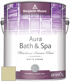 Benjamin Moore Aura 532 Bath & Spa Waterborne Interior Paint Matte Finish краска цвет 528 Folk Art