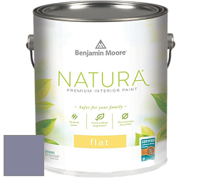 Benjamin Moore 512 Natura Interior Flat Finish матовая краска цвет NCS S 4020-R60B 