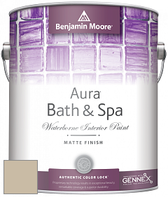 Benjamin Moore Aura 532 Bath & Spa Waterborne Interior Paint Matte Finish краска цвет HC-80 BM HC-80