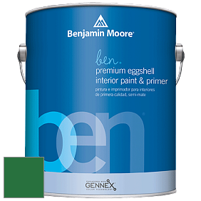 Benjamin Moore Ben W626 Premium Interior Latex Eggshell краска цвет RAL 6001 