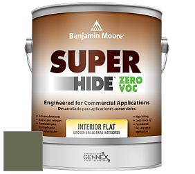 Benjamin Moore 355 Super Hide Zero Voc Interior Flat краска цвет 441 Alligator Alley