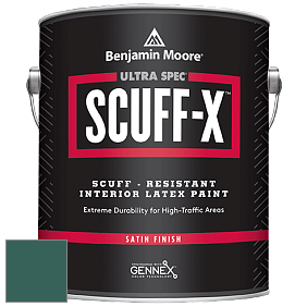 Benjamin Moore 486 Ultra Spec SCUFF-X Interior Satin Finish краска цвет 2052-20 Marine Aqua