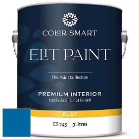 COLOR SMART CS 745 ELIT PAINT глубокоматовая моющаяся краска цвет NCS S 3065-R90B 