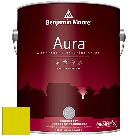 Benjamin Moore Aura 631 Waterborne Exterior Satin Finish краска цвет 2025-30 New Lime