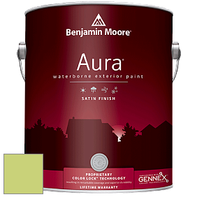 Benjamin Moore Aura 631 Waterborne Exterior Satin Finish краска цвет 417 Feel the Energy
