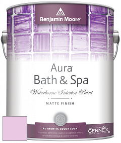 Benjamin Moore Aura 532 Bath & Spa Waterborne Interior Paint Matte Finish краска цвет 2077-60 Valentine's Day