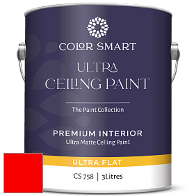 COLOR SMART CS 758 ULTRA CEILING PAINT ультраматовая краска цвет RAL 3024 