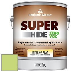 Benjamin Moore 355 Super Hide Zero Voc Interior Flat краска цвет NCS S 0550-G40Y 