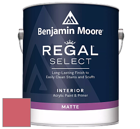 Benjamin Moore 548 IRegal Select Interior Paint - Matte краска цвет 1313 Milano Red