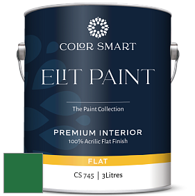 COLOR SMART CS 745 ELIT PAINT глубокоматовая моющаяся краска цвет NCS S 3560-G10Y 