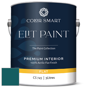 COLOR SMART CS 745 ELIT PAINT глубокоматовая моющаяся краска цвет NCS S 5540-B30G 