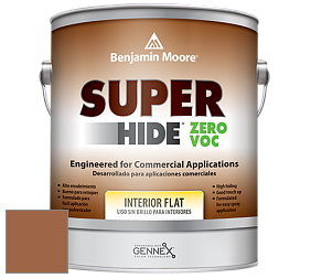 Benjamin Moore 355 Super Hide Zero Voc Interior Flat краска цвет AF-220 